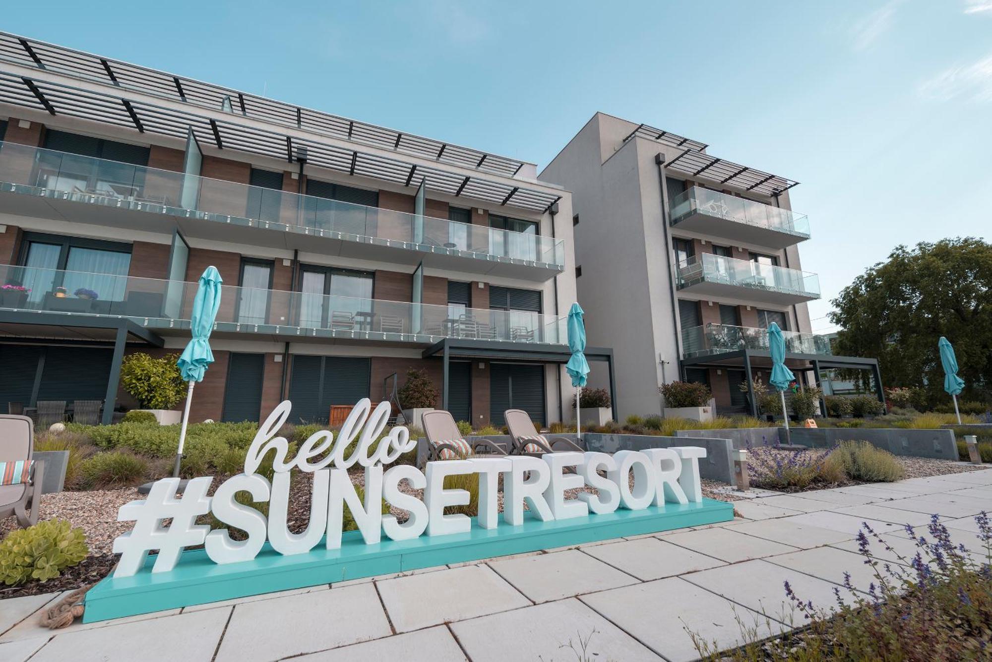 Sunset Resort Apartmanház Fonyód Exterior foto